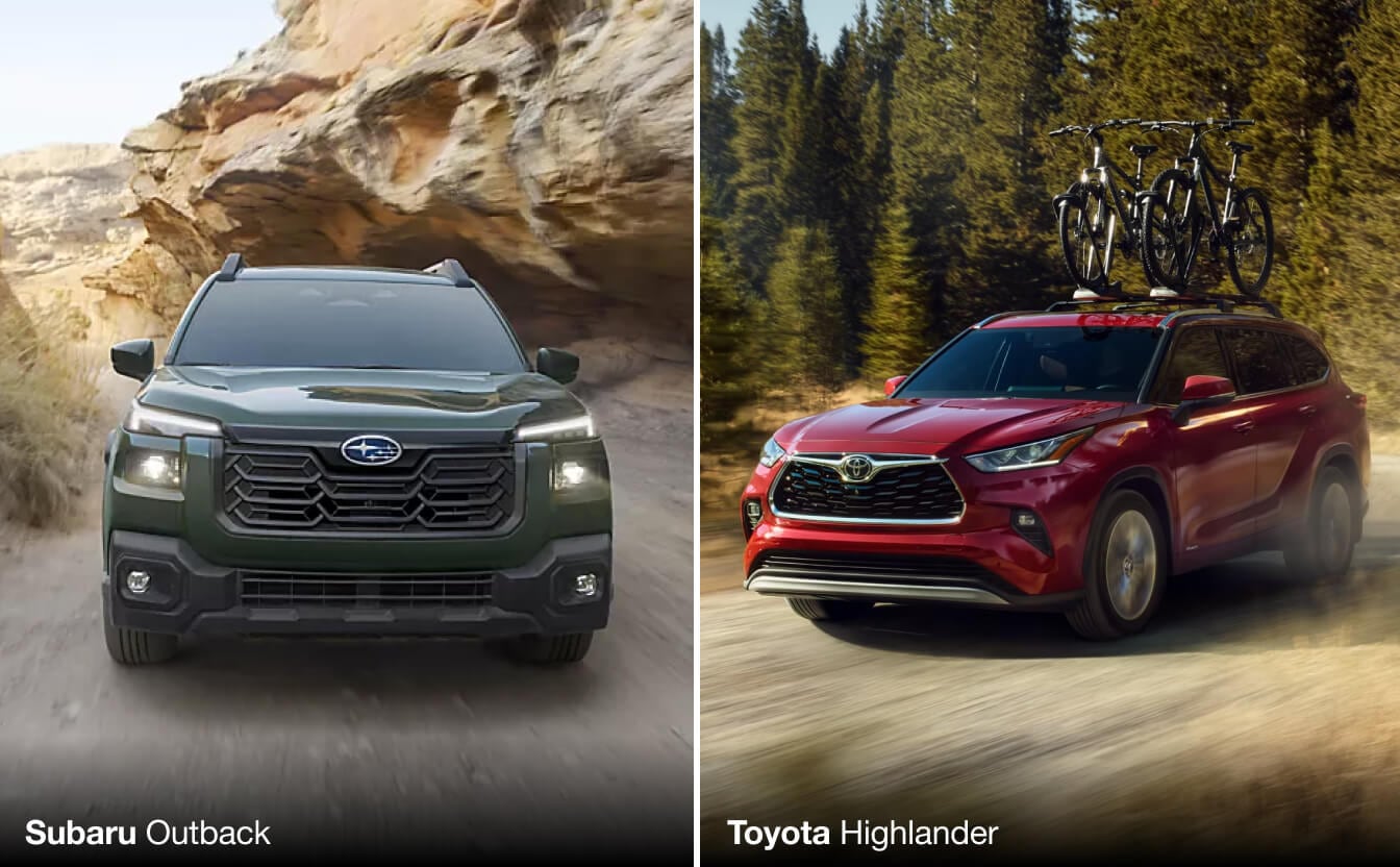 Which Goes Further: Subaru Outback or Toyota Highlander MPG?