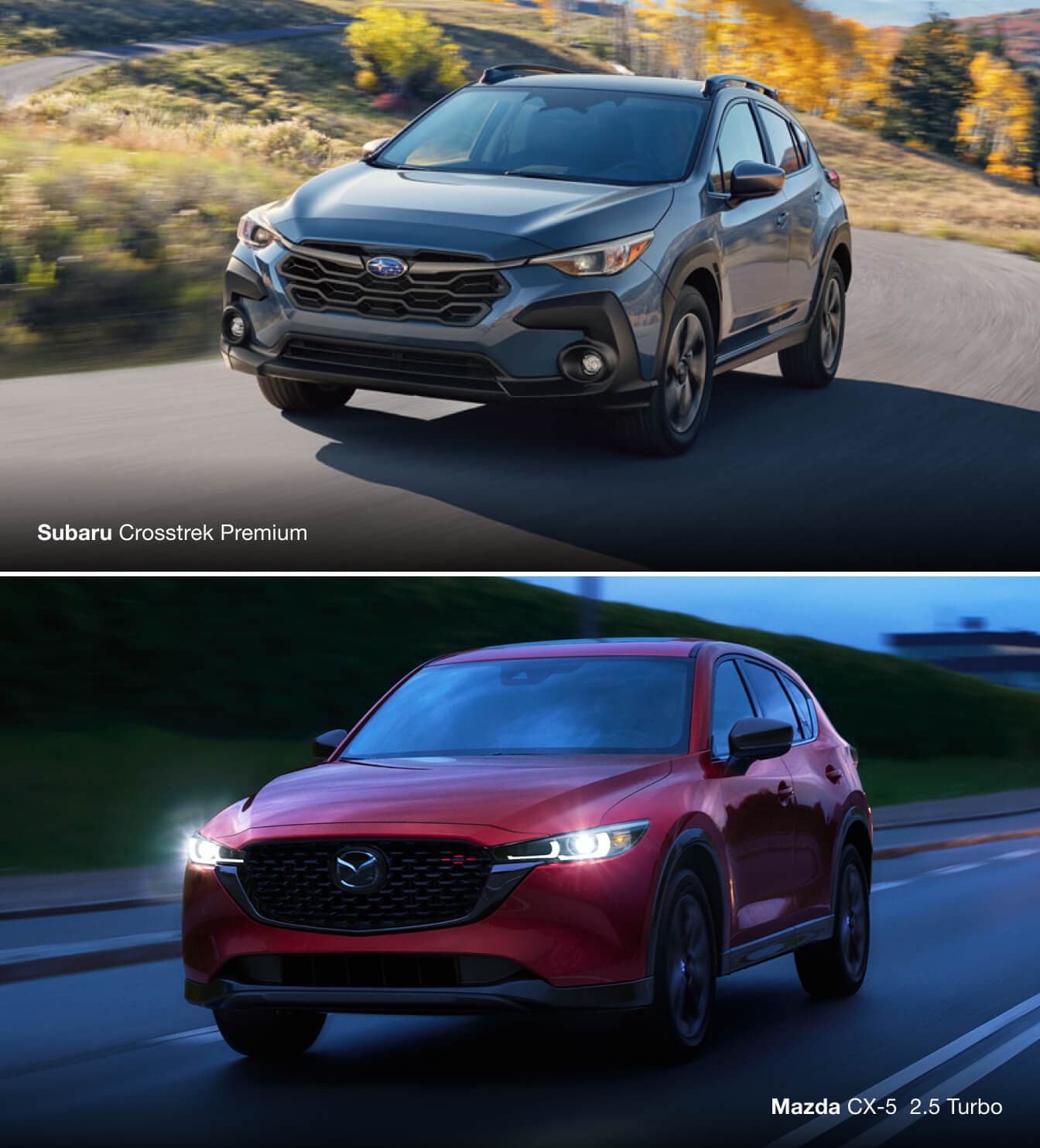 Subaru Crosstrek vs. Mazda CX-5 Trim Levels