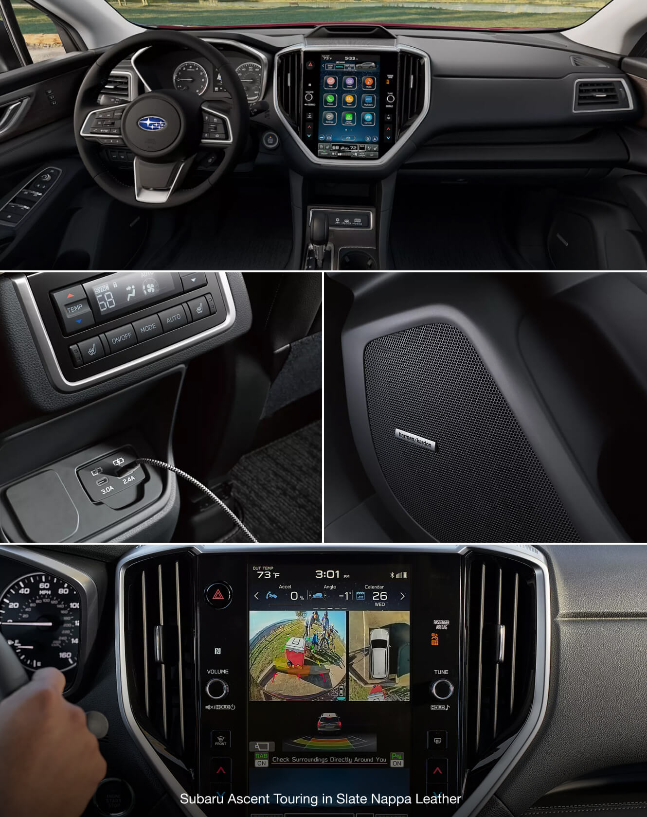 Interior and Tech Features of the 2026 Subaru Ascent for Sale