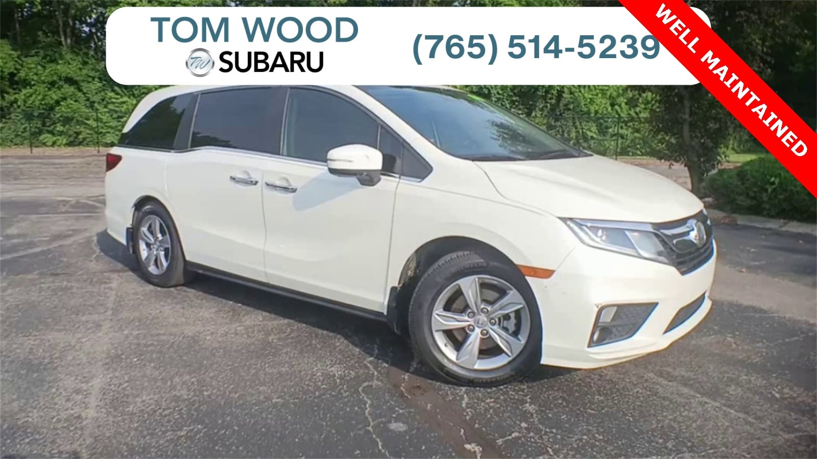 Used 2018 Honda Odyssey EX-L with VIN 5FNRL6H72JB018019 for sale in Indianapolis, IN