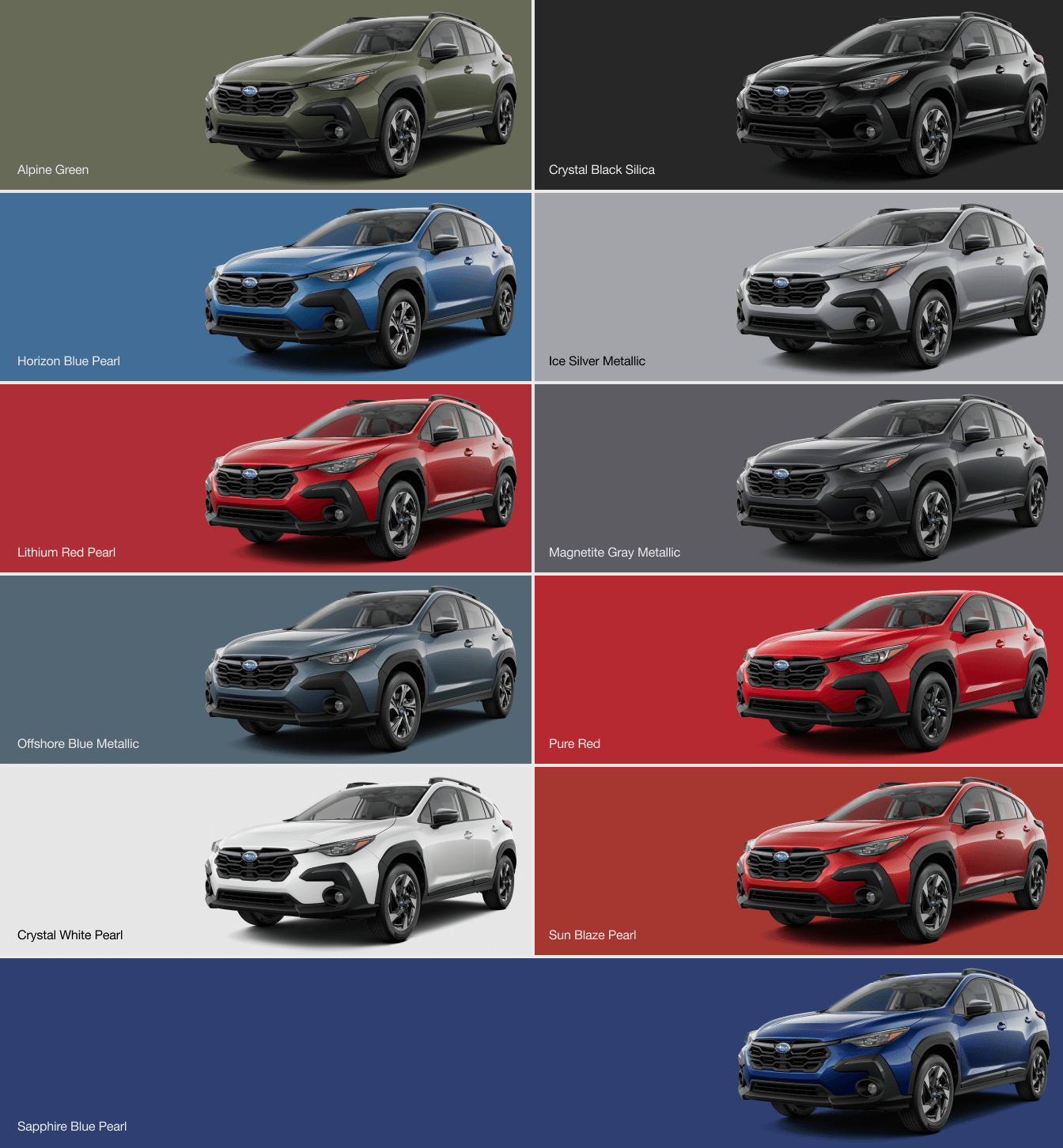 2024 Subaru Crosstrek Colors
