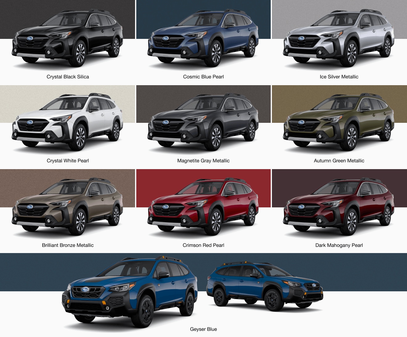 2024 Subaru Outback Colors Interior, Exterior & Custom