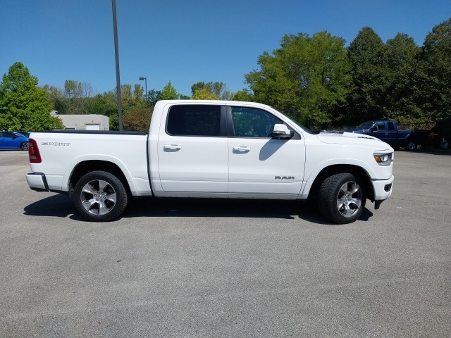 Used 2021 RAM Ram 1500 Pickup Laramie with VIN 1C6SRFJT6MN659534 for sale in Indianapolis, IN