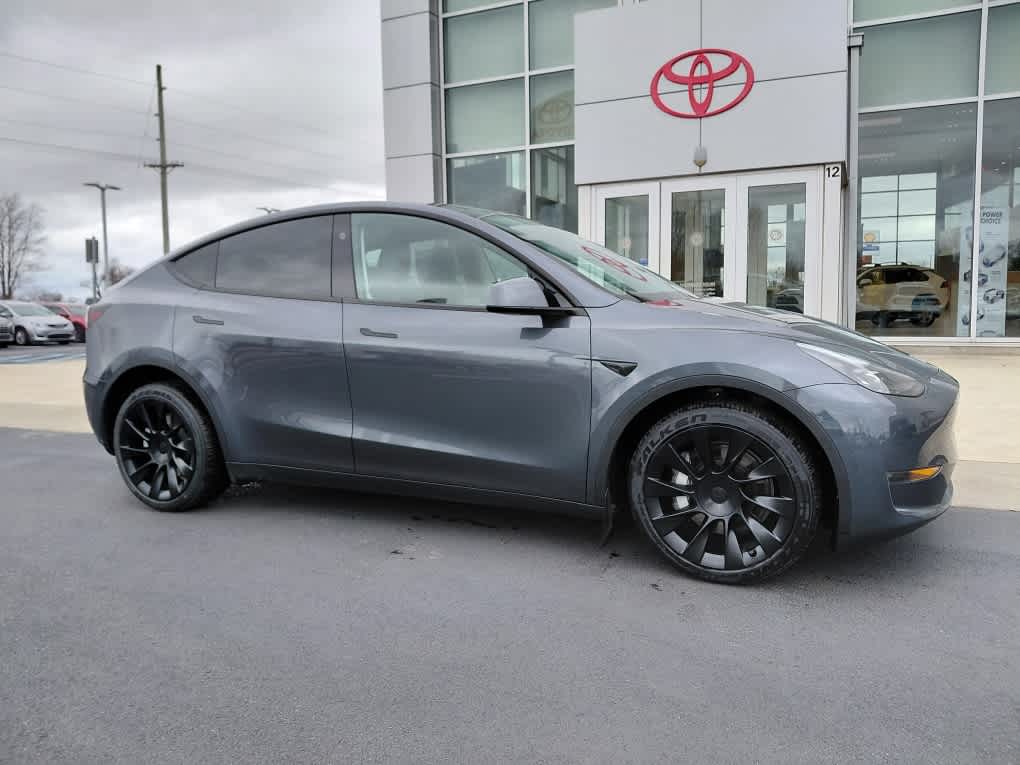 Used 2023 Tesla Model Y Long Range with VIN 7SAYGDEE8PF885797 for sale in Whitestown, IN