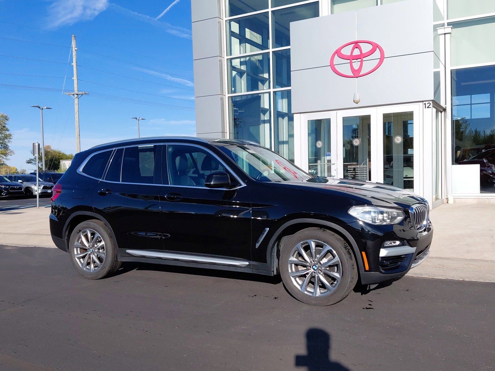 Used 2019 BMW X3 30i with VIN 5UXTR9C52KLP93705 for sale in Whitestown, IN