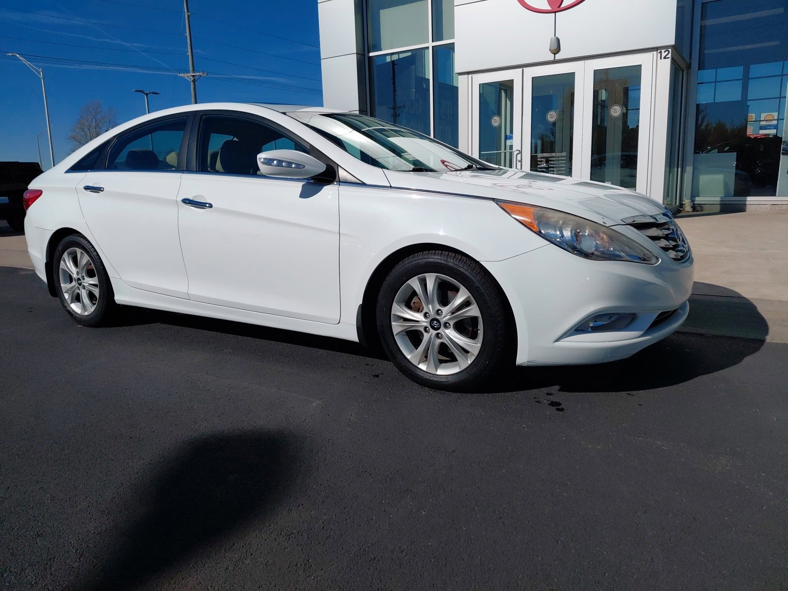 Used 2013 Hyundai Sonata Limited with VIN 5NPEC4AC1DH783559 for sale in Whitestown, IN
