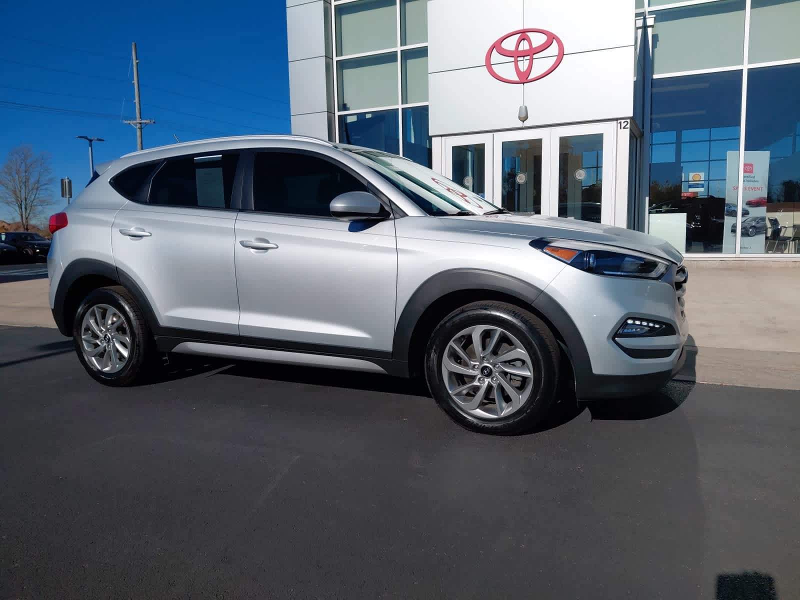 Used 2017 Hyundai Tucson SE with VIN KM8J3CA42HU345979 for sale in Whitestown, IN