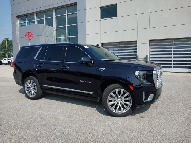 Used 2023 GMC Yukon Denali with VIN 1GKS2DKL2PR272447 for sale in Whitestown, IN