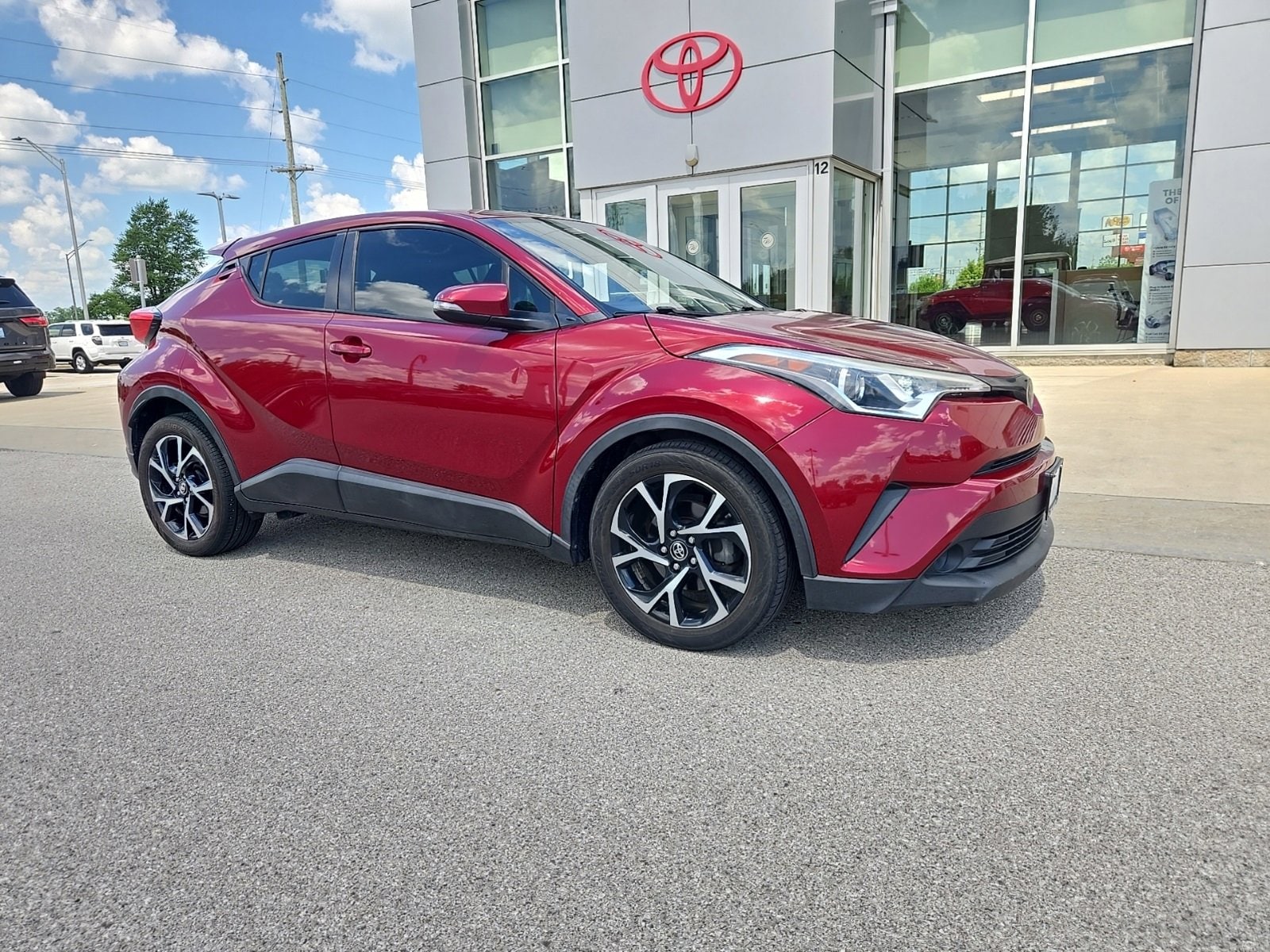 Used 2018 Toyota C-HR XLE with VIN NMTKHMBX3JR007363 for sale in Whitestown, IN