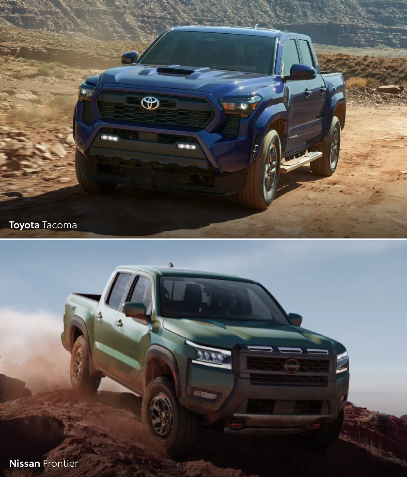 Nissan Frontier vs. Toyota Tacoma: Interior & Exterior