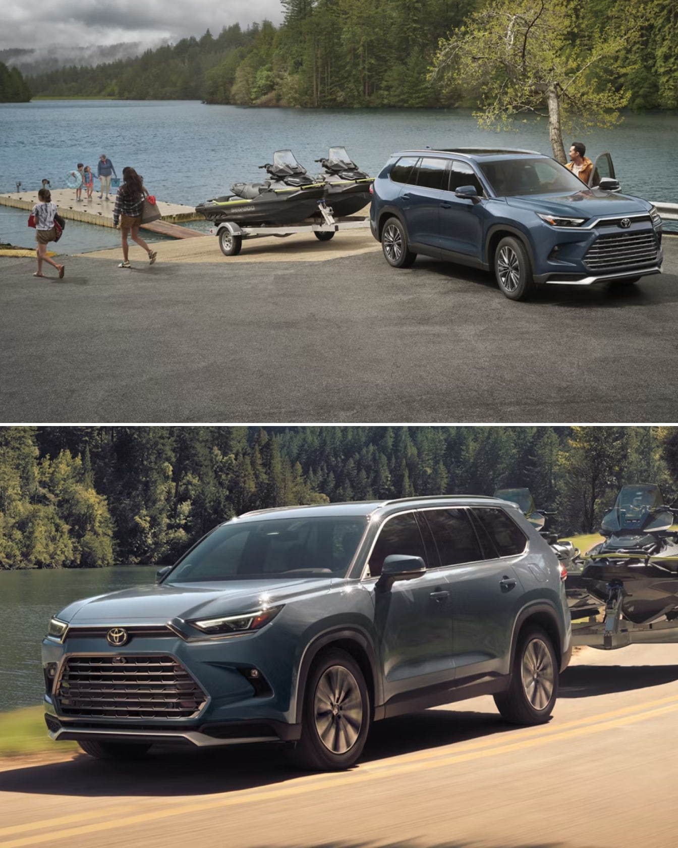 Towing and Payload Capacities for the Grand Highlander Lineup