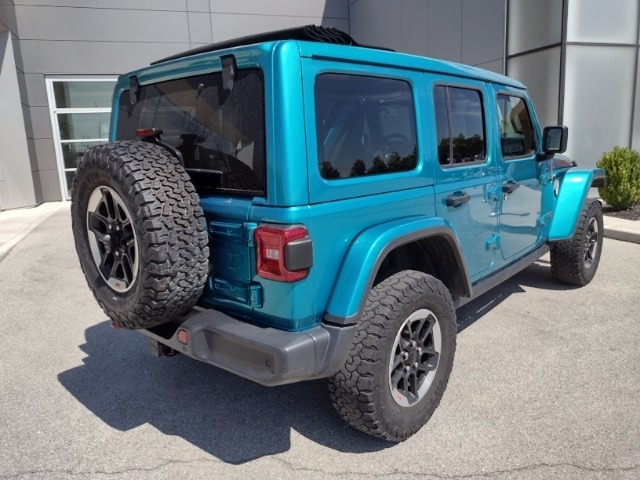 Used 2020 Jeep Wrangler Unlimited Rubicon with VIN 1C4HJXFN3LW278727 for sale in Indianapolis, IN