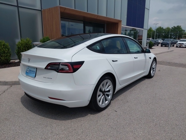 Used 2021 Tesla Model 3 Base with VIN 5YJ3E1EB0MF093060 for sale in Indianapolis, IN