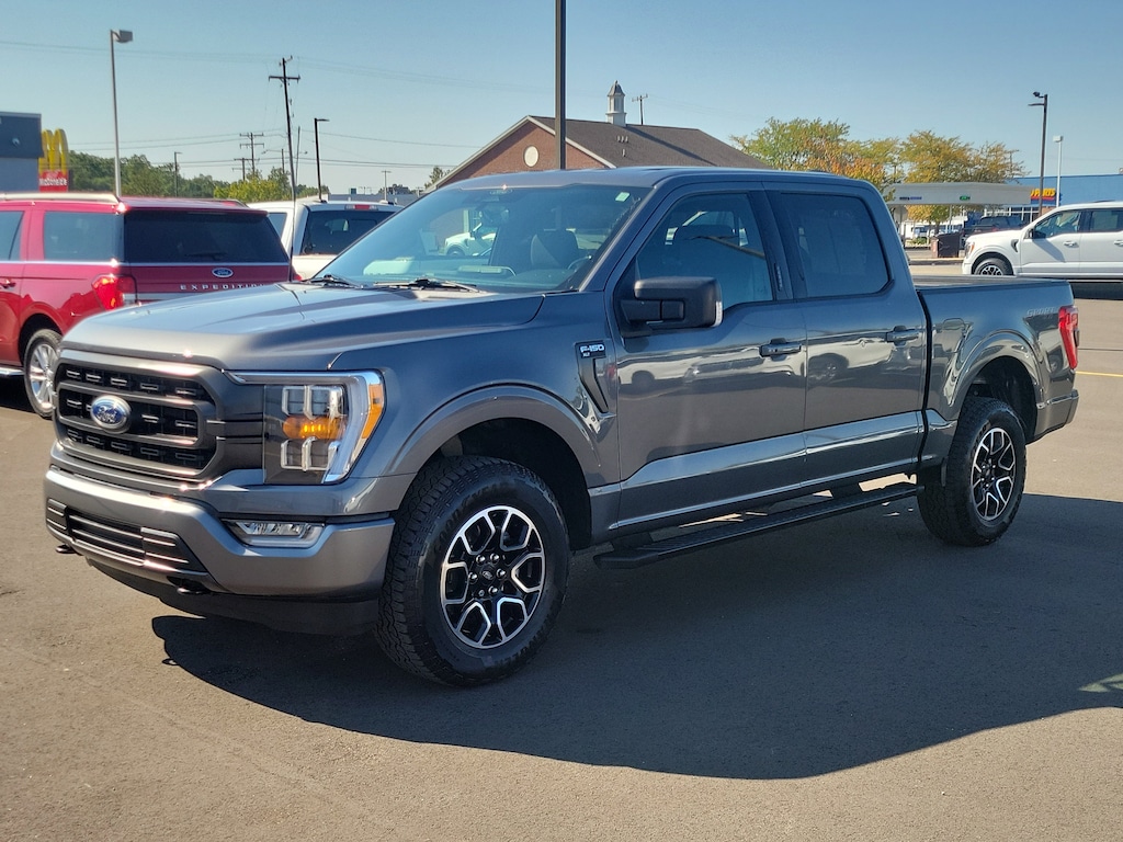 Used 2022 Ford F-150 XLT Sport App/ 5.0L V8/ Black Wheels/ Remote Start 4WD SuperCrew