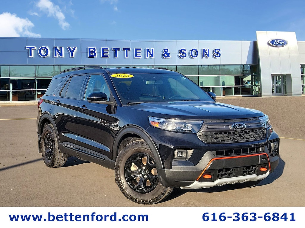 Certified 2023 Ford Explorer Timberline Tech pkg/ Nav/ B&O Sound/ Tow Pkg 4WD