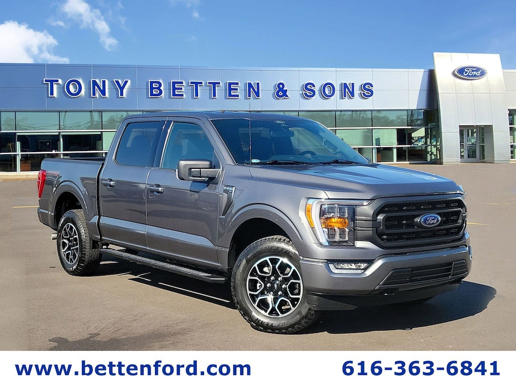 Used 2022 Ford F-150 XLT Sport App/ 5.0L V8/ Black Wheels/ Remote Start 4WD SuperCrew