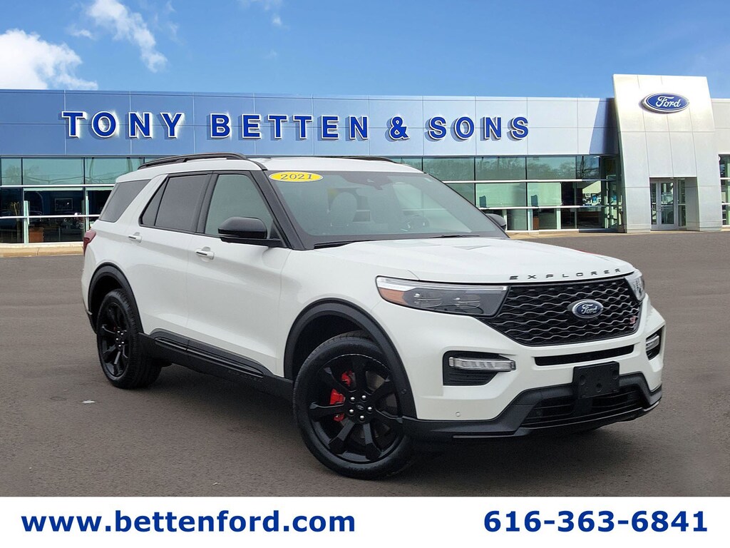 Certified 2021 Ford Explorer ST Street Pack/ Nav/ Moon/ 21s/ Tow Pkg/ 4WD