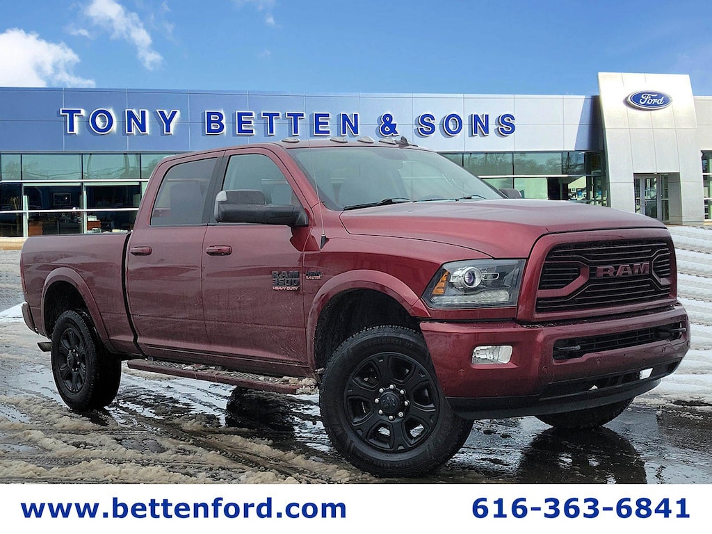 Certified 2018 Ram 3500 Laramie/ 6.4L HD Hemi V8/ Leather/ Moon/ 20s/ Crew cab 4wd
