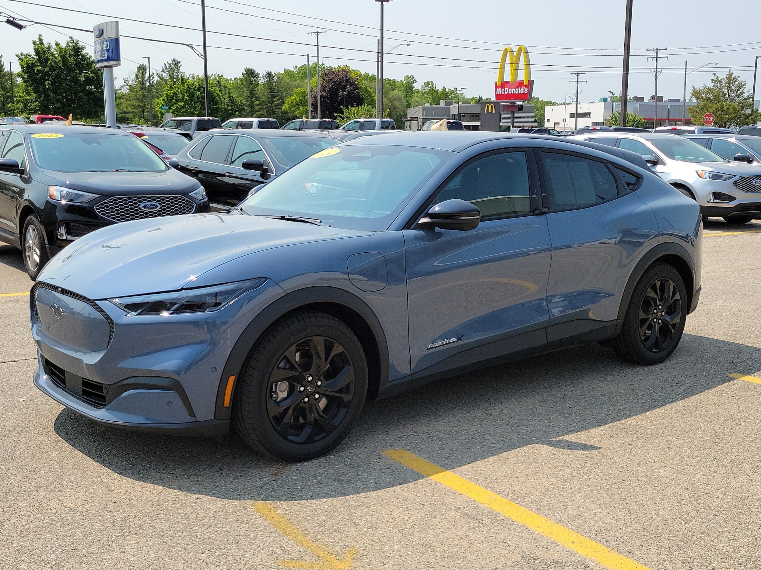 Used 2024 Ford Mustang Mach-E Select AWD with VIN 3FMTK1SU7RMA49943 for sale in Grand Rapids, MI