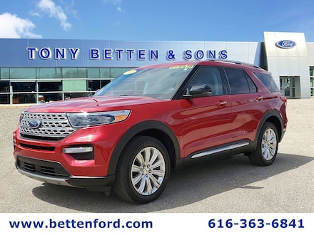 2022 Ford Explorer Limited/ Hybrid/ Nav/ 360 Camera/ 20s/ 4WD
