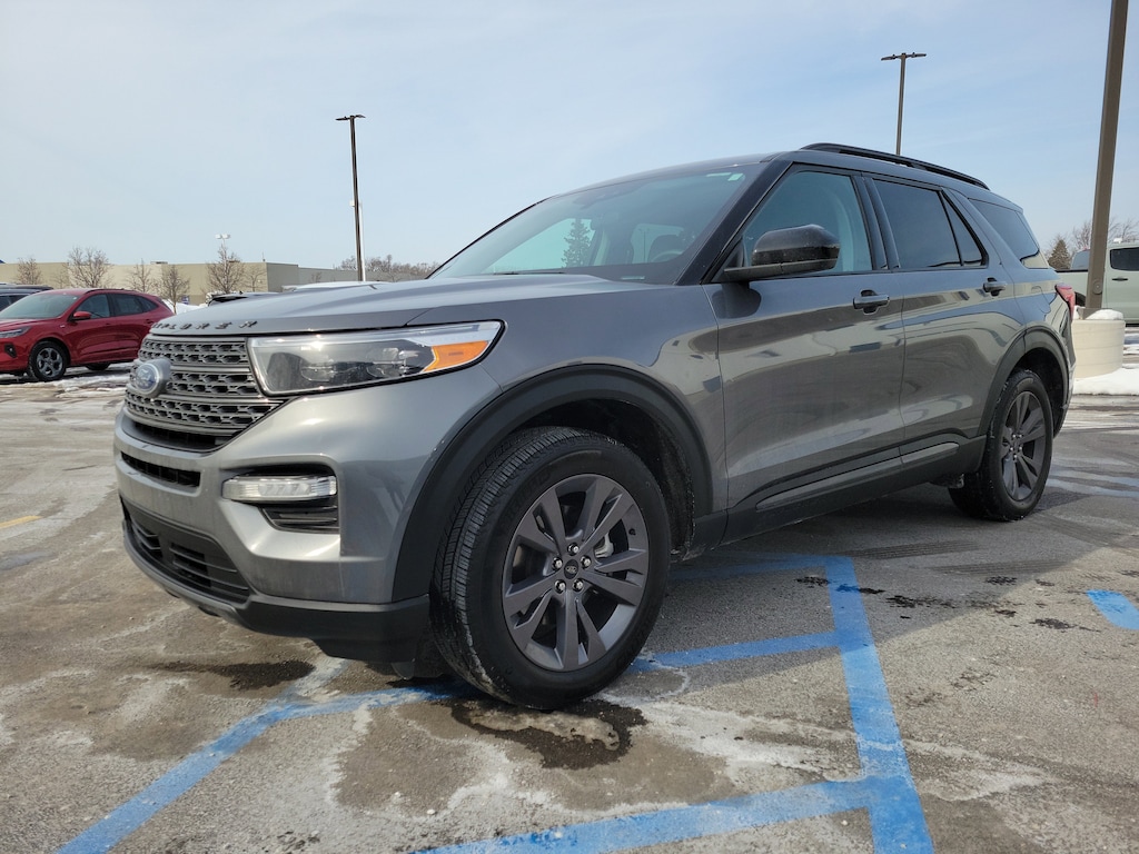 Used 2023 Ford Explorer XLT Sport App/ Nav/ Moon/ Tow Pkg/ Cold Weather/ 4WD
