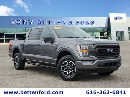 Used 2022 Ford F-150 XLT Sport App/ FX4 Off-Road Pkg/ Tow Tech/ Nav/ 4WD SuperCrew for sale in Grand Rapids