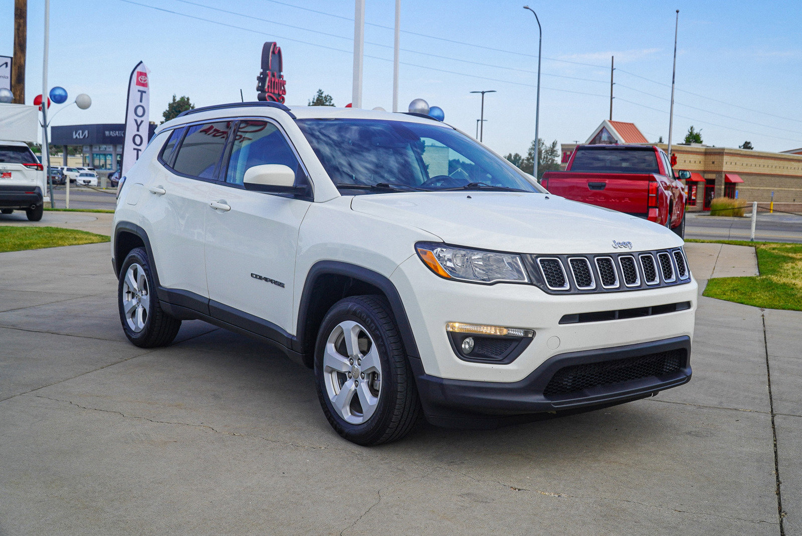 Used 2021 Jeep Compass Latitude with VIN 3C4NJDBB2MT501487 for sale in Riverdale, UT