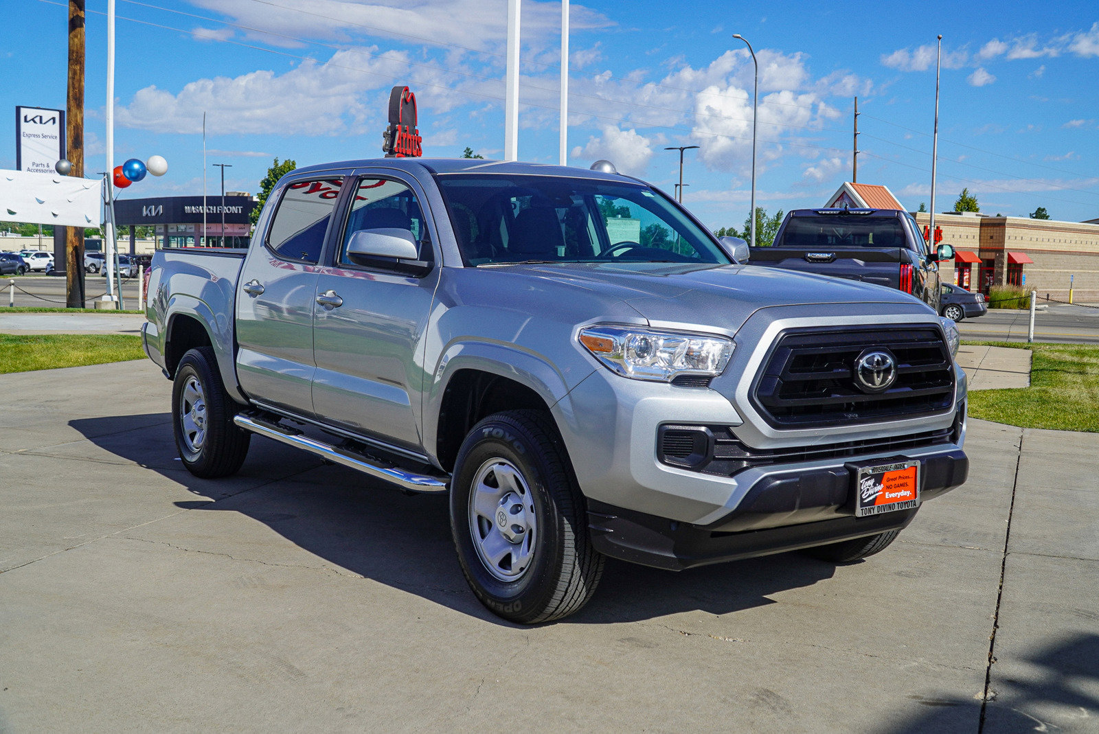 Certified 2022 Toyota Tacoma SR with VIN 3TYAX5GN6NT064535 for sale in Riverdale, UT