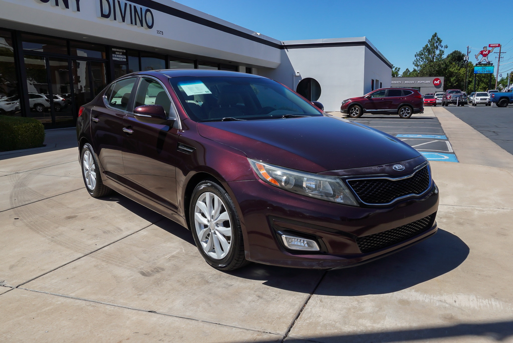 Used 2014 Kia Optima EX with VIN 5XXGN4A70EG273495 for sale in Riverdale, UT