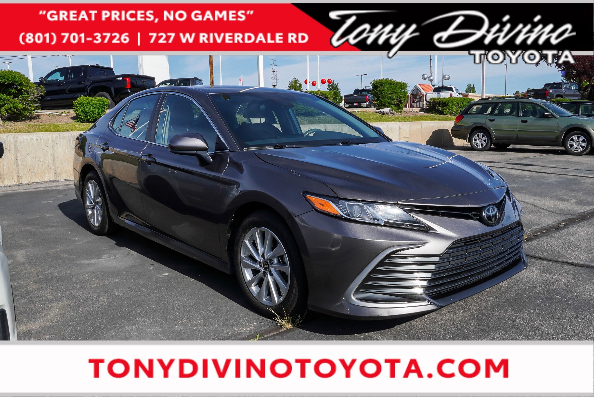 Predawn Gray Mica 2023 Toyota Camry LE FWD Sedan Front-Wheel Drive Automatic