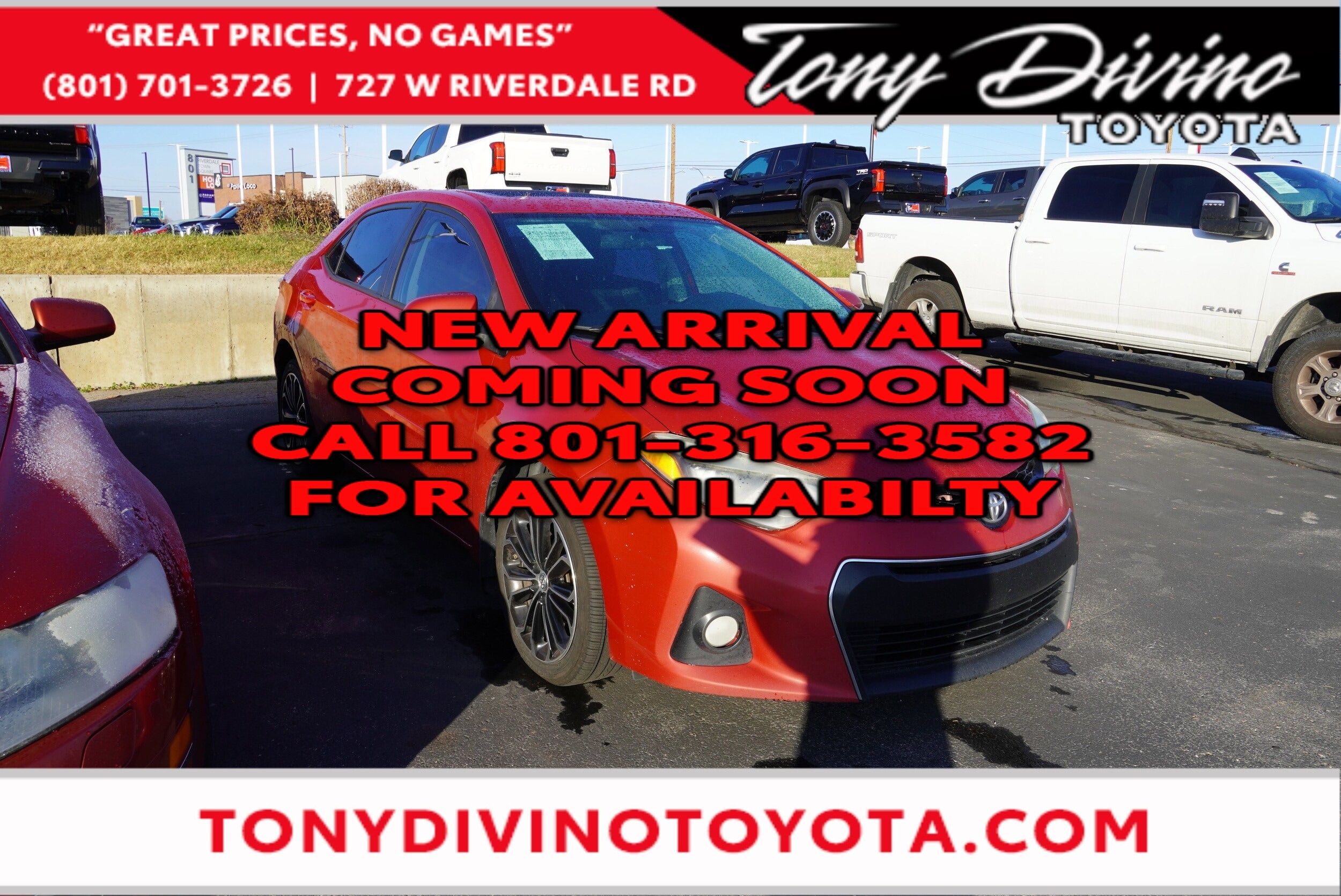 2014 Toyota Corolla S Plus