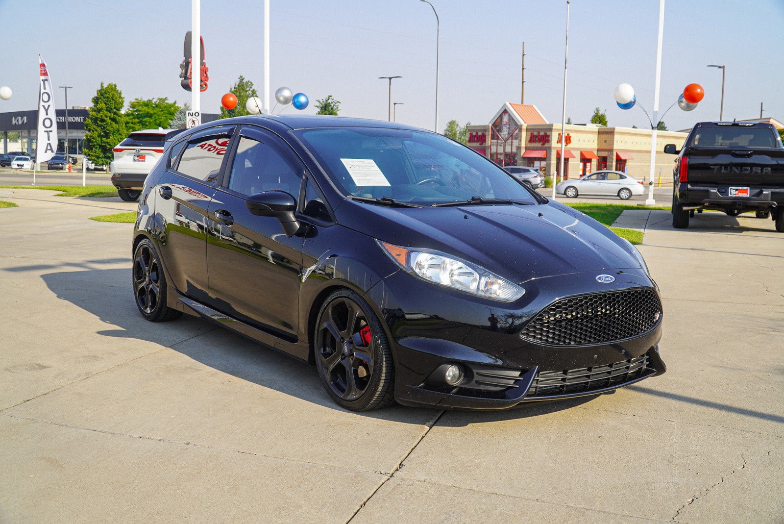 Used 2017 Ford Fiesta ST with VIN 3FADP4GXXHM163258 for sale in Riverdale, UT