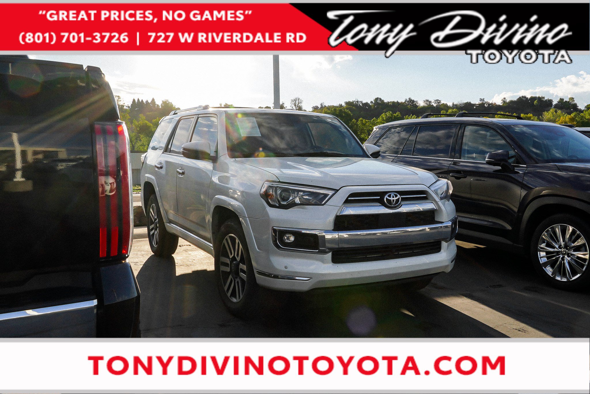 White (Blizzard Pearl) 2022 Toyota 4Runner SUV / Crossover All-Wheel Drive Automatic