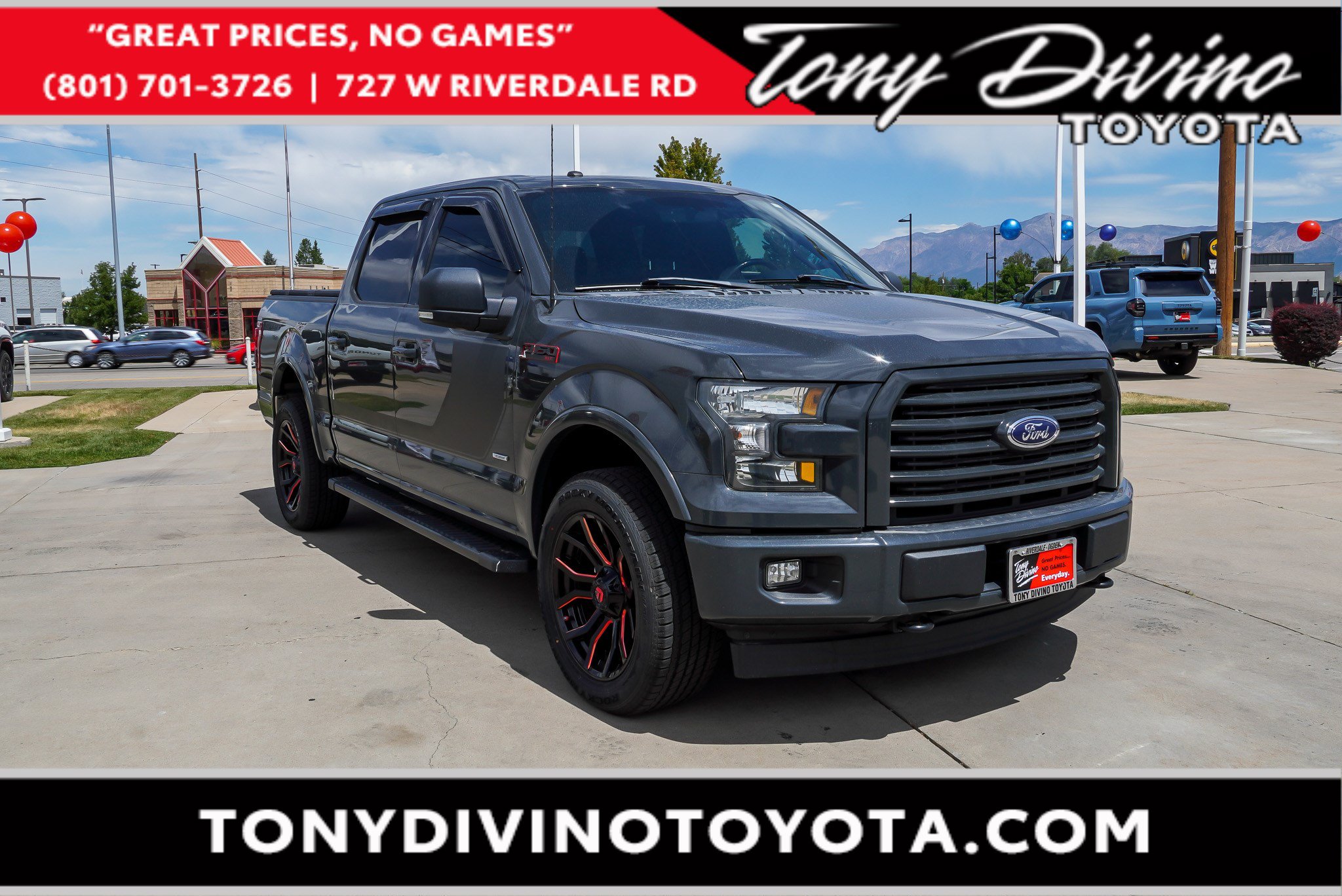 Lithium Gray 2017 Ford F-150 Pickup Truck Four-Wheel Drive Automatic