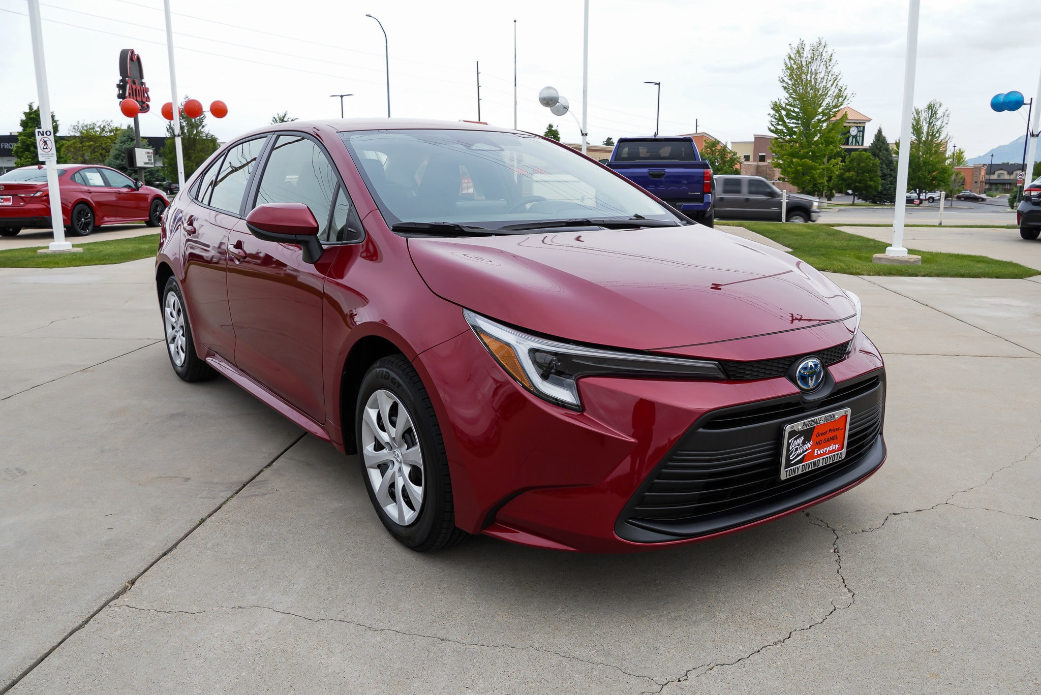 Certified 2024 Toyota Corolla LE with VIN JTDBCMFE6RJ016253 for sale in Riverdale, UT