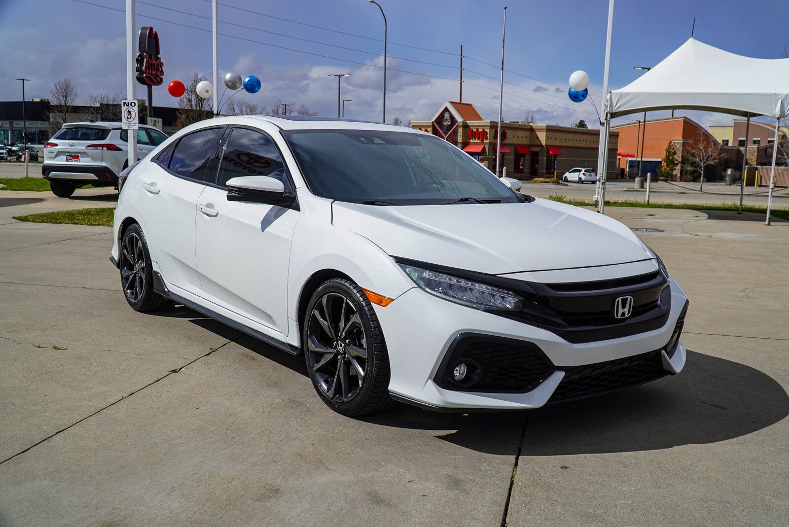 Used 2018 Honda Civic Hatchback Sport Touring with VIN SHHFK7H95JU226102 for sale in Riverdale, UT