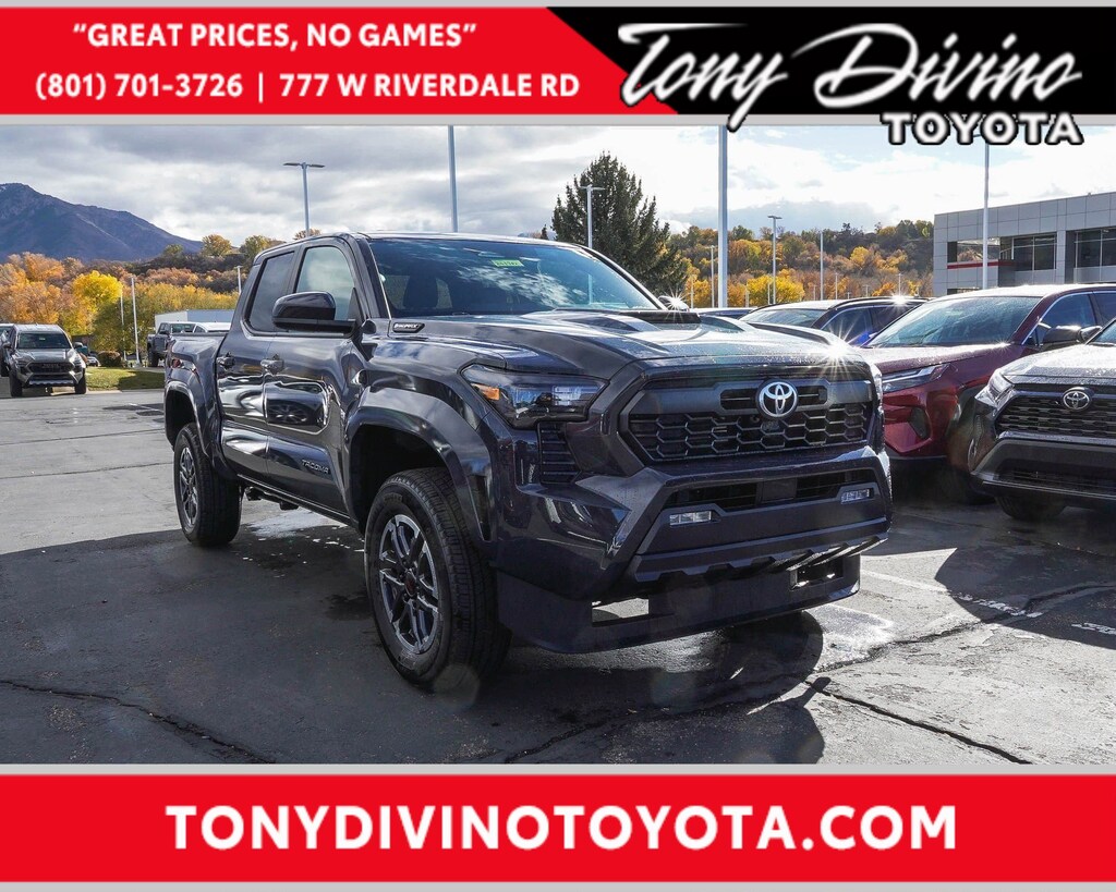 New 2025 Toyota Tacoma i-FORCE MAX TRD Sport i-FORCE MAX Truck Double Cab