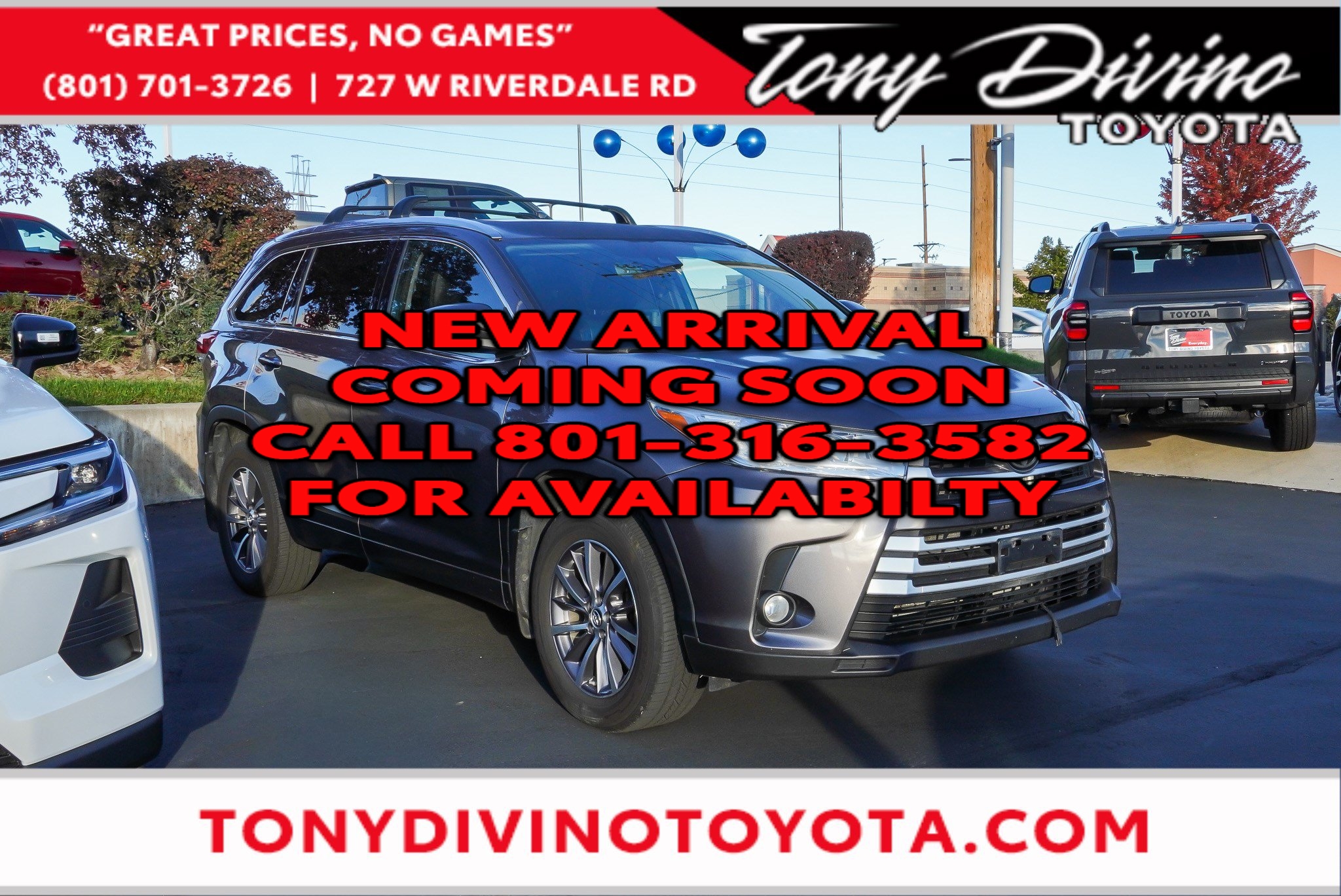 2018 Toyota Highlander XLE SUV