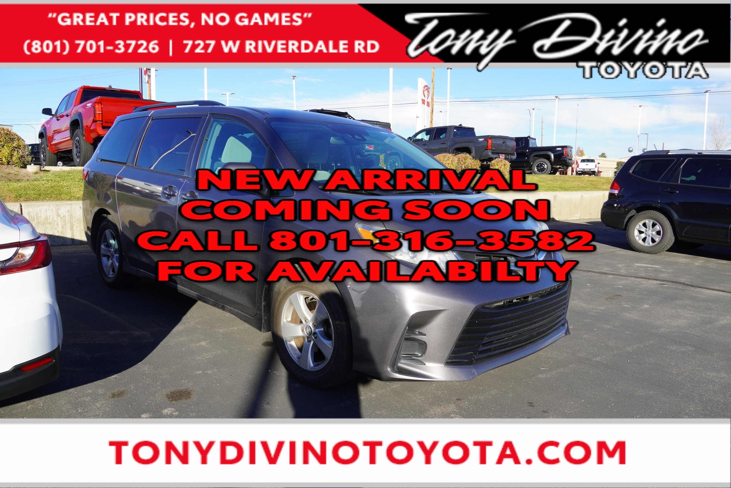 2018 Toyota Sienna Van Passenger Van 