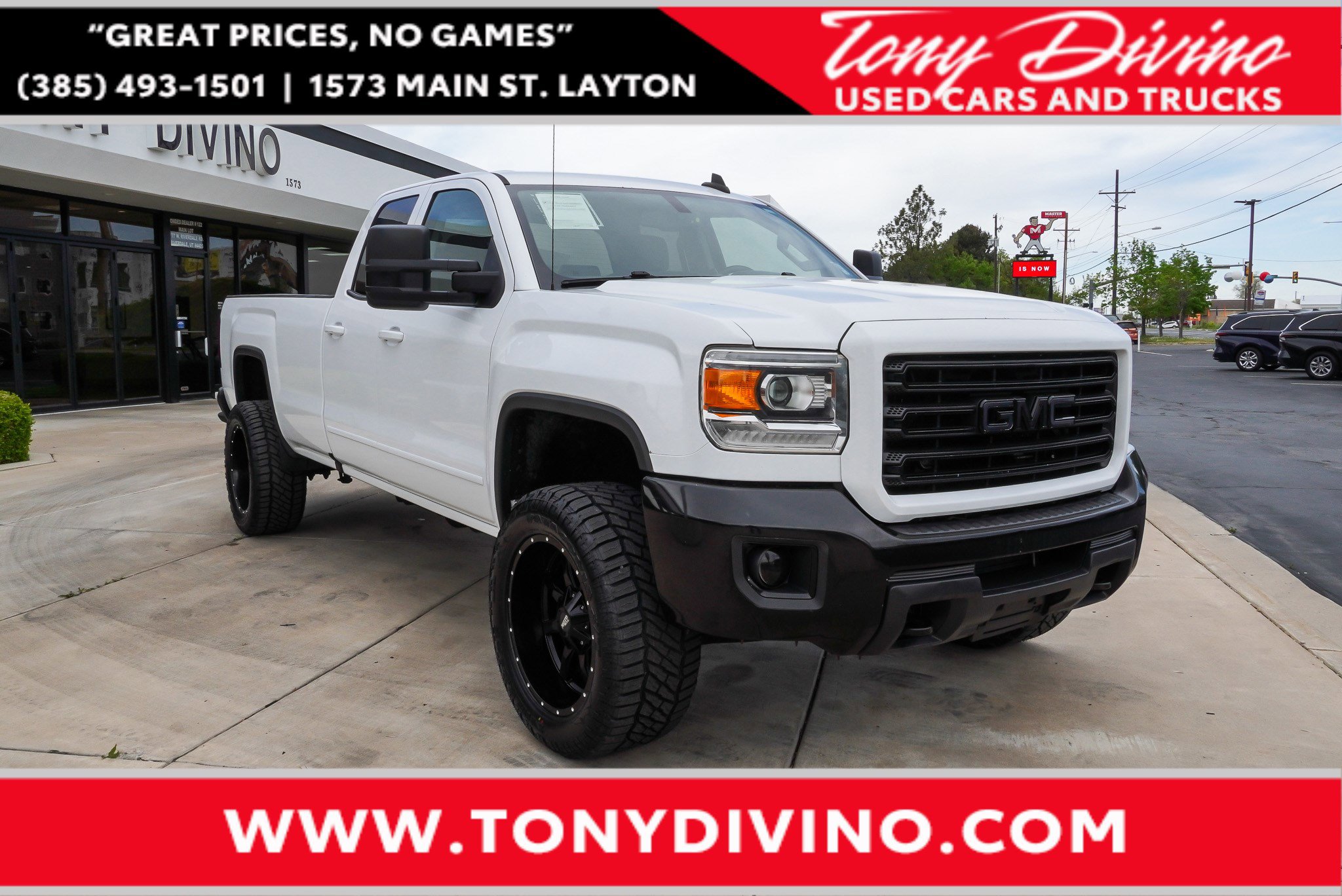 2016 GMC Sierra 4WD Double Cab Standard Box SLE w/R9I's photo