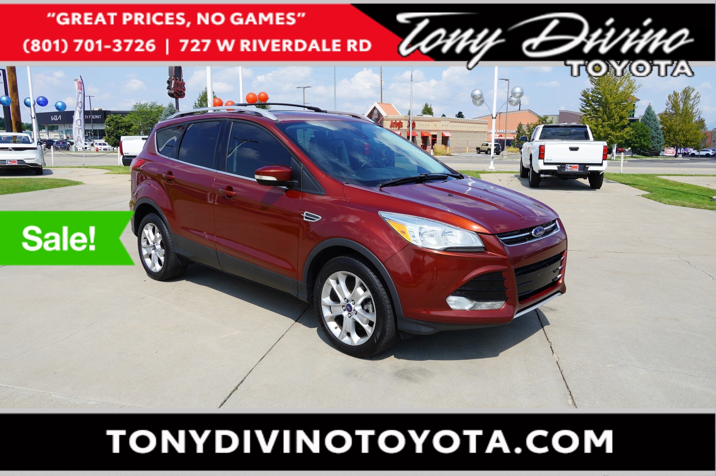 Used 2016 Ford Escape Titanium with VIN 1FMCU9J95GUB62028 for sale in Riverdale, UT