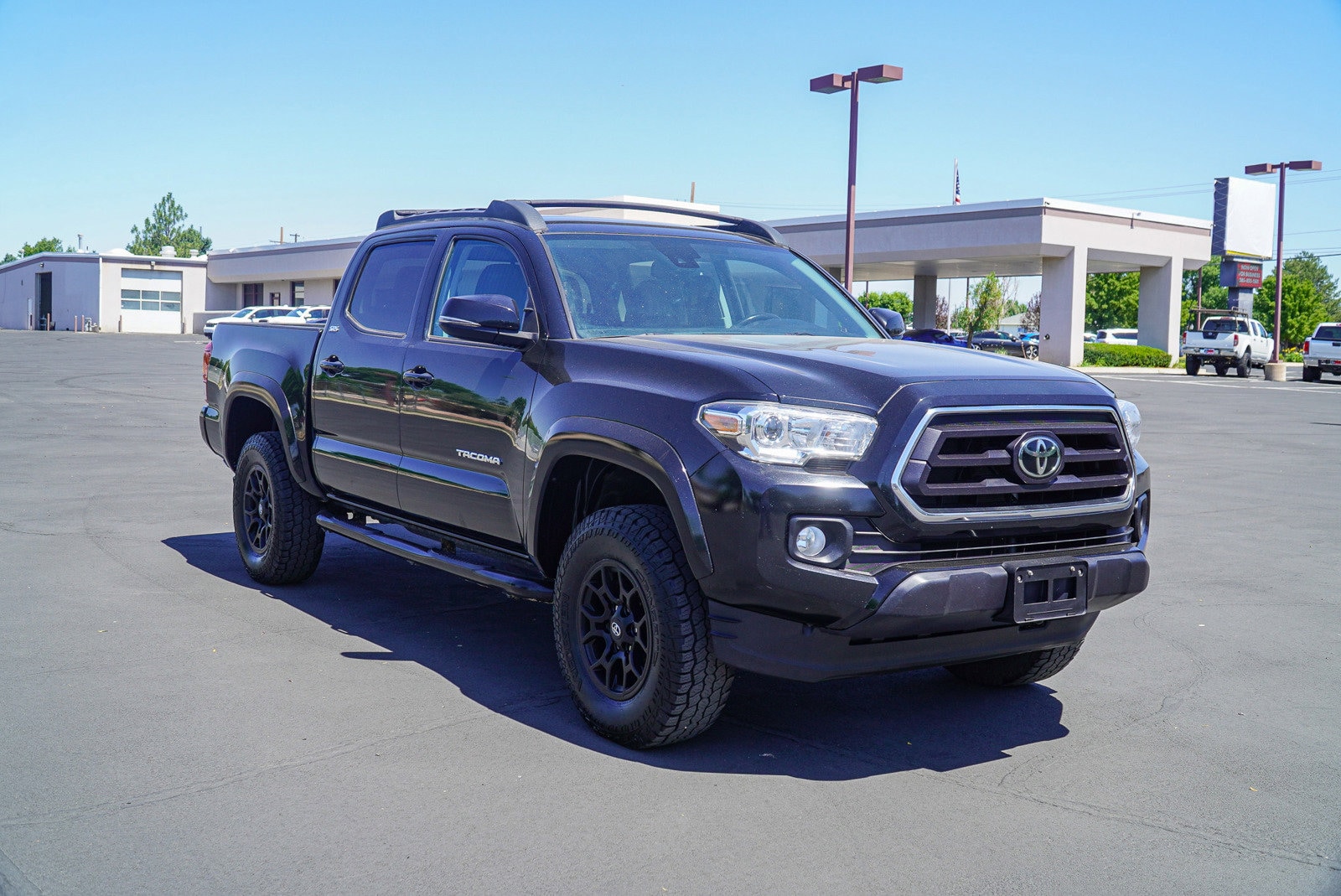 Used 2021 Toyota Tacoma SR5 with VIN 3TMCZ5AN1MM411212 for sale in Riverdale, UT