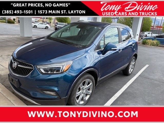 Blue (Deep Azure Metallic) 2019 Buick Encore Essence AWD SUV / Crossover All-Wheel Drive Automatic