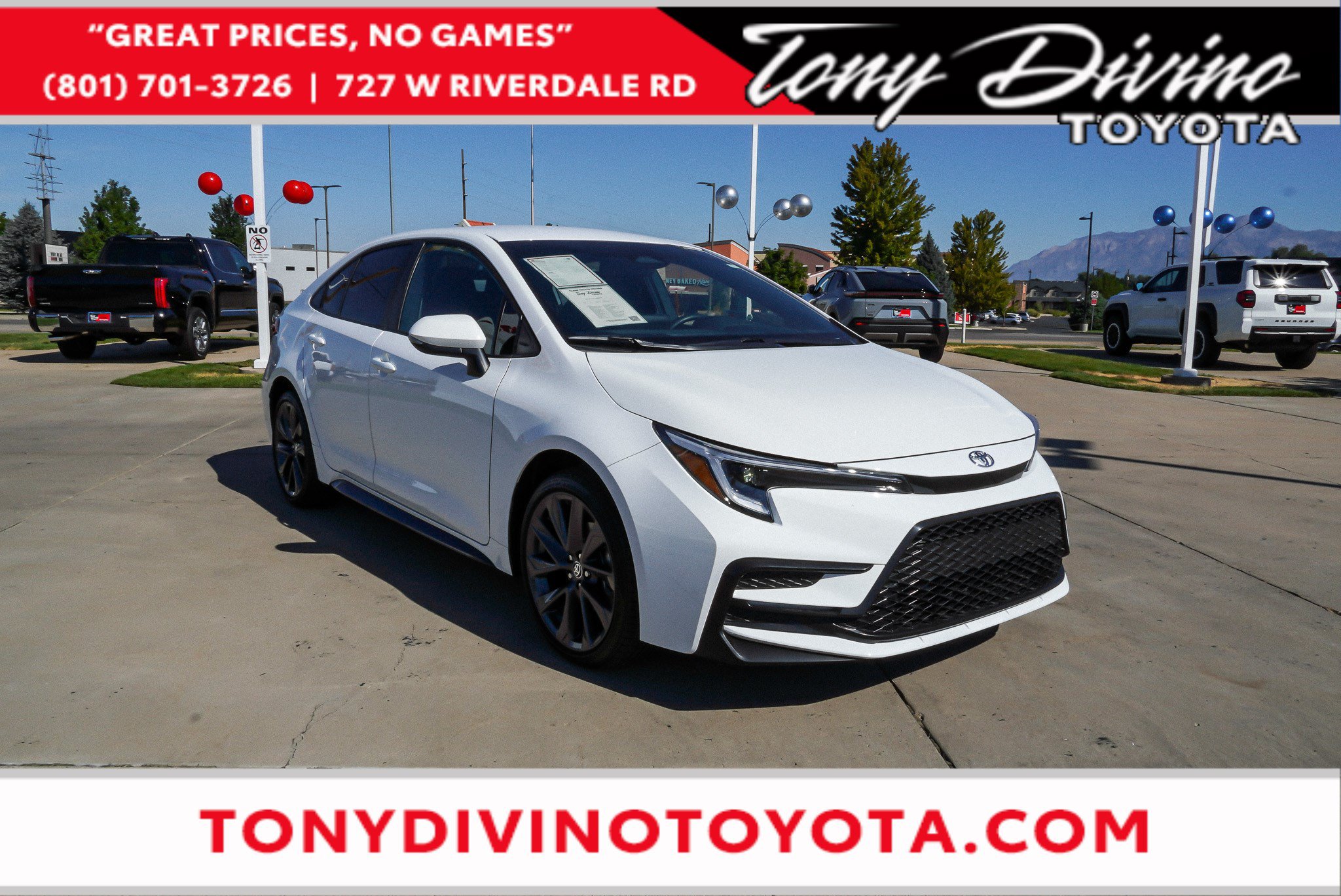 Ice Cap 2026 Toyota Corolla Sedan Front-Wheel Drive Continuously Variable Transmission