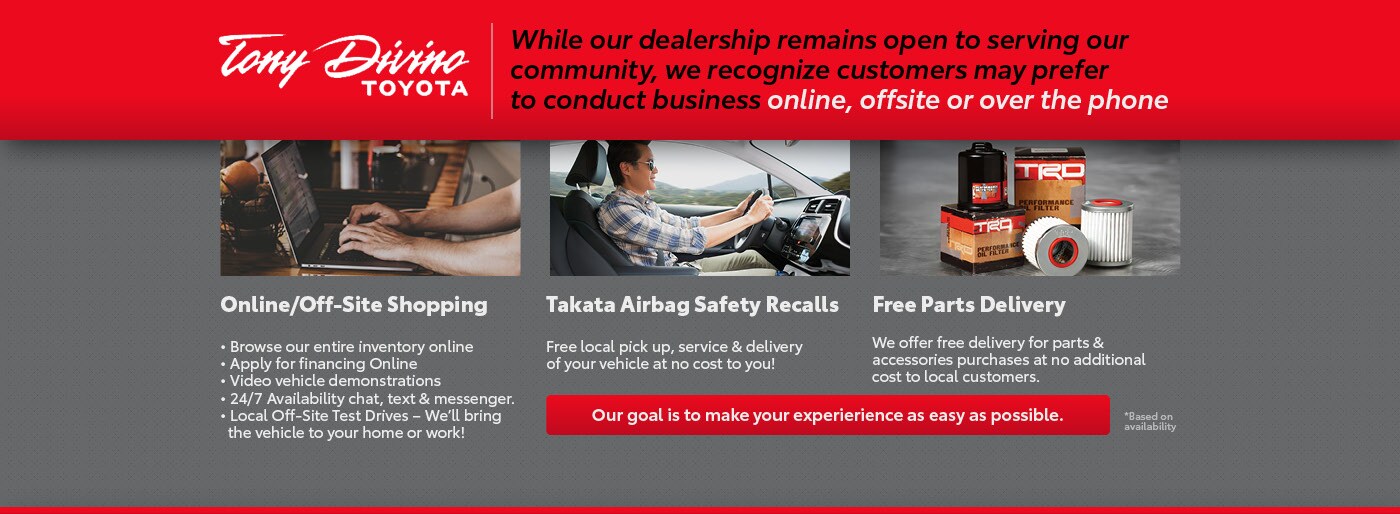 Tony Divino Toyota Dealership | Serving Ogden, Logan, Bountiful and Beyond