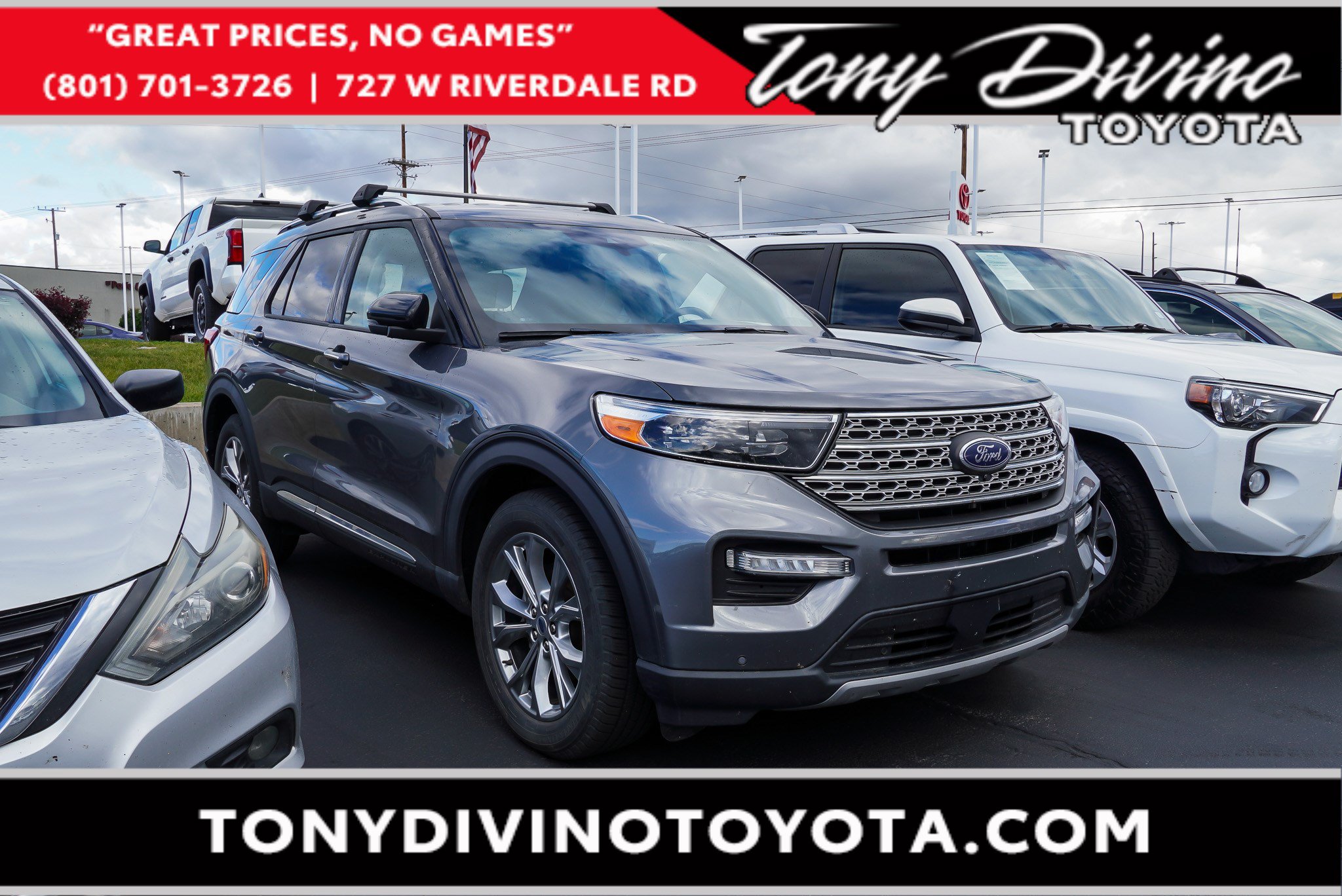 Carbonized Gray Metallic 2021 Ford Explorer SUV / Crossover All-Wheel Drive Automatic