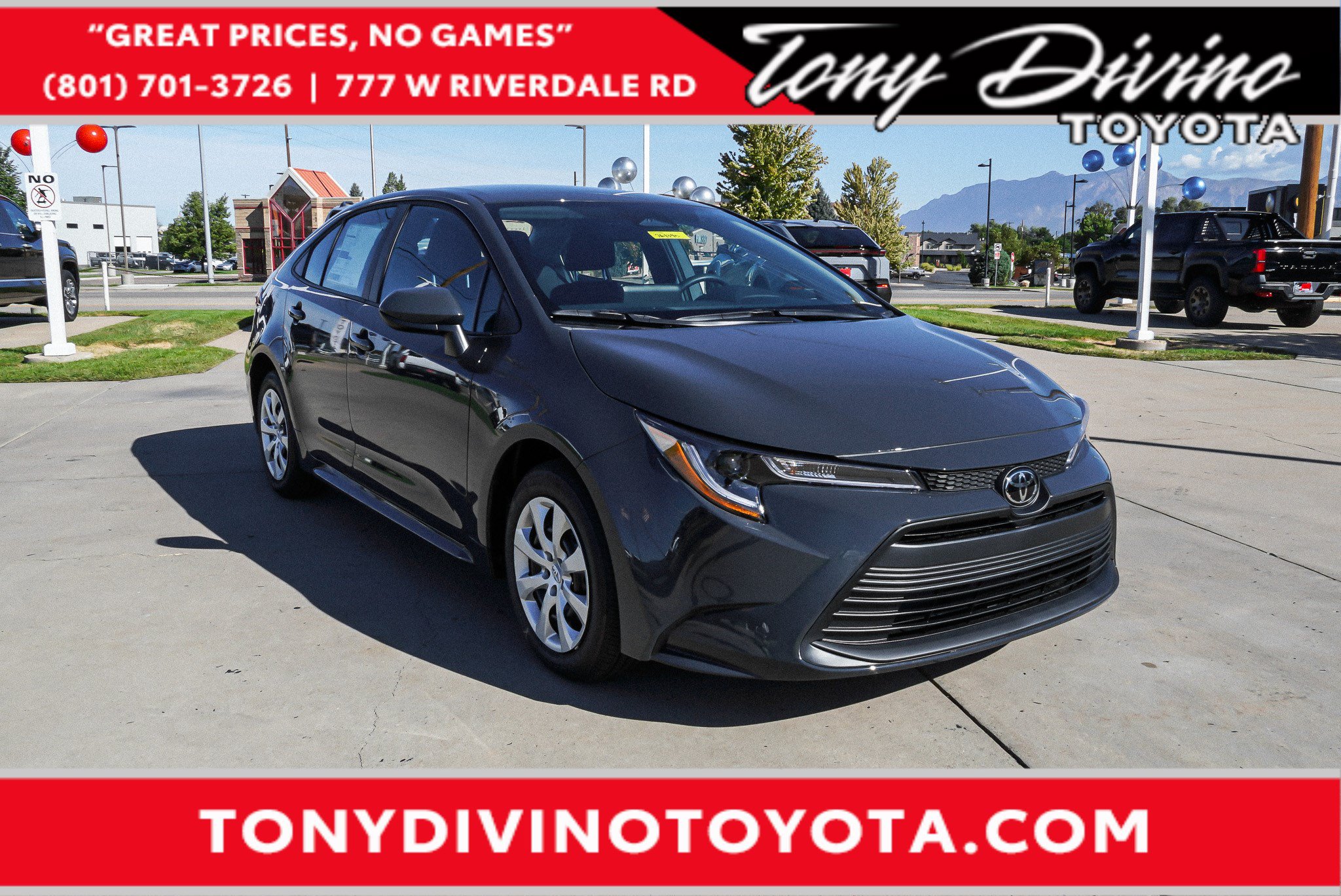Underground 2026 Toyota Corolla Sedan Front-Wheel Drive Continuously Variable Transmission