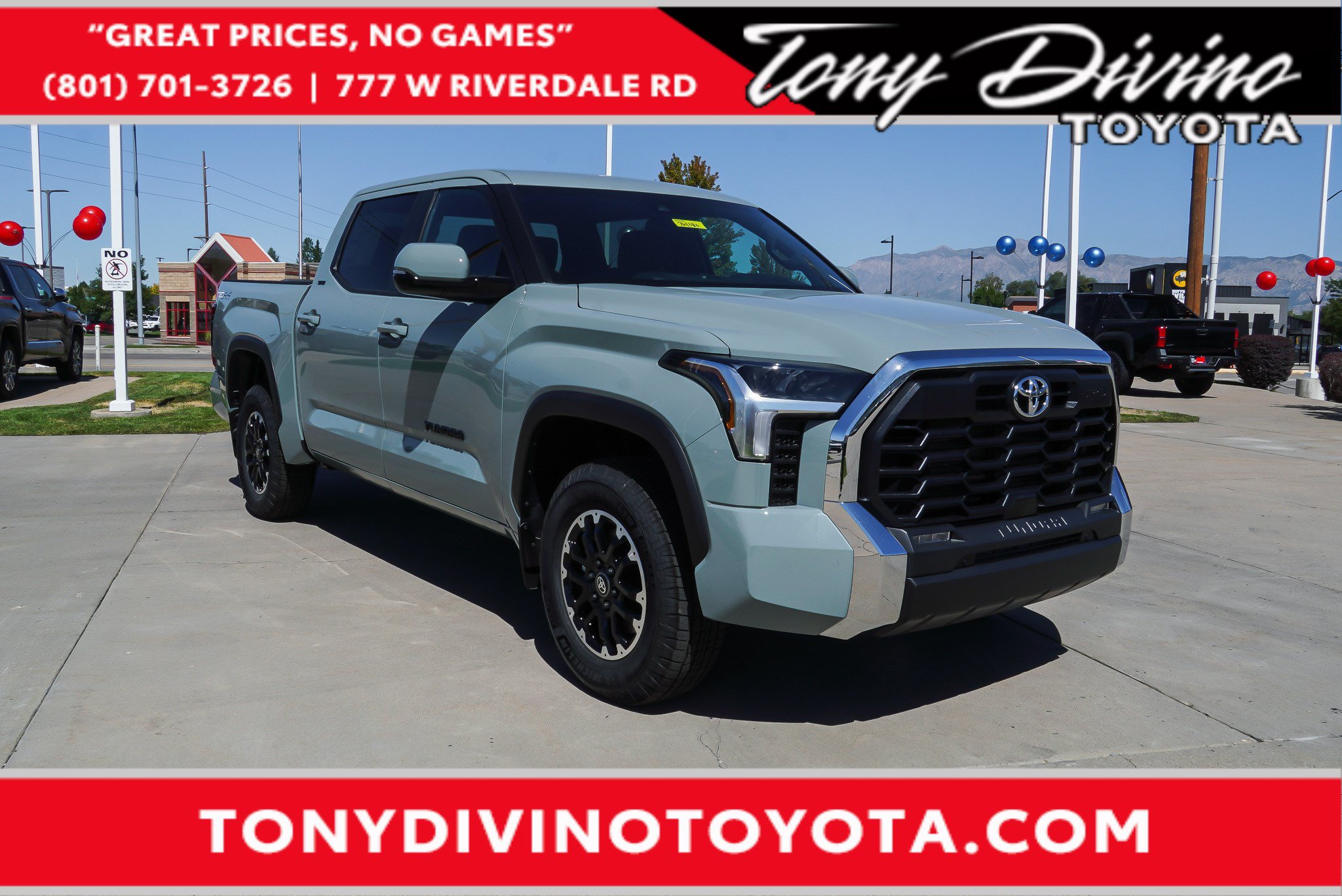 Lunar Rock 2026 Toyota Tundra Pickup Truck Four-Wheel Drive Automatic