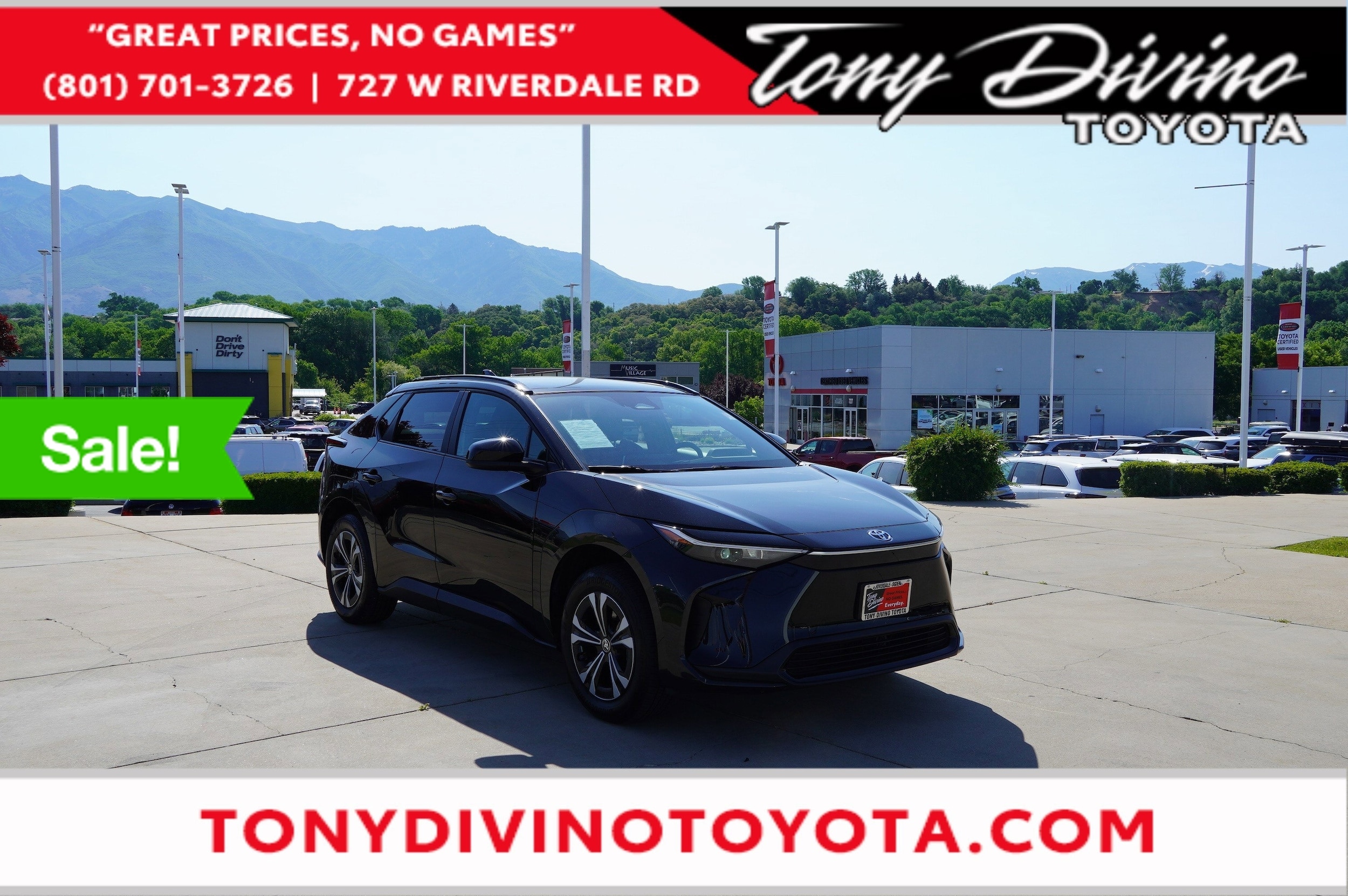 Certified 2023 Toyota bZ4X XLE with VIN JTMAAAAA4PA028693 for sale in Riverdale, UT