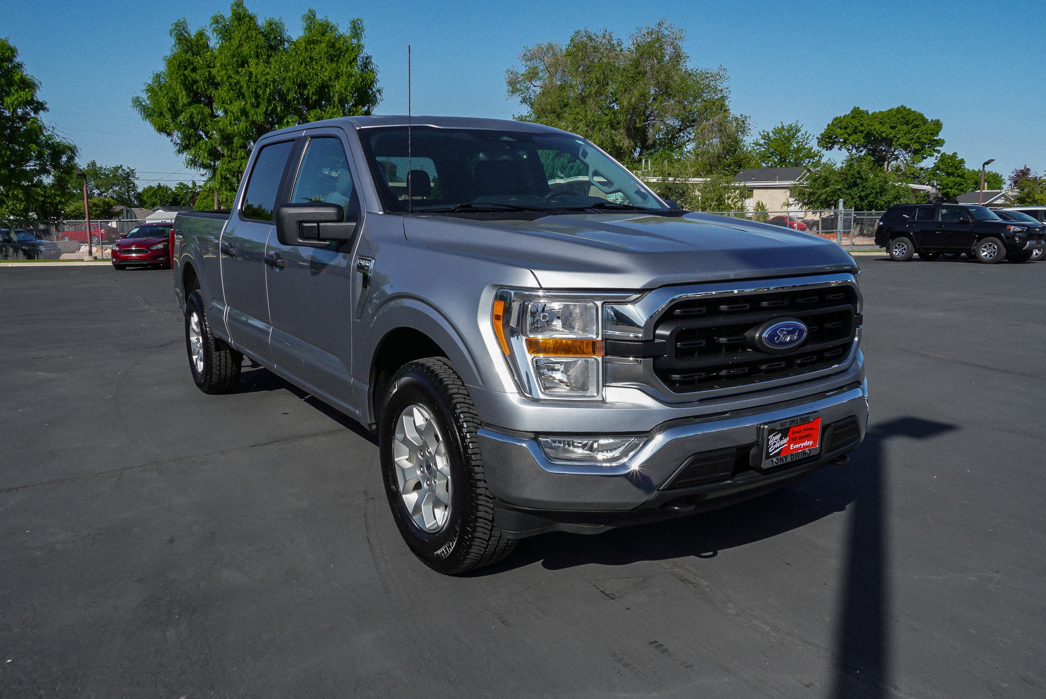 Used 2022 Ford F-150 XLT with VIN 1FTFW1E52NKD12299 for sale in Riverdale, UT